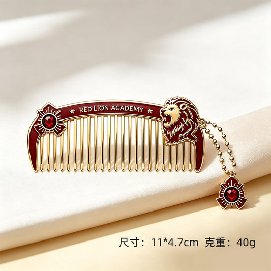 Metal hair comb