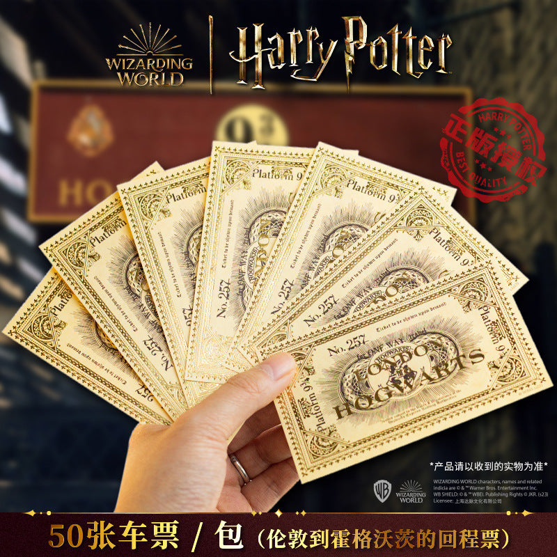 50-Pack Gold-Foil Tickets