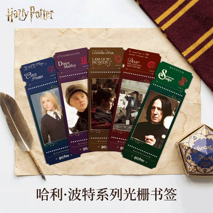 Two-Change Grating Bookmark 2026 New Real-Person 2-in-1 Ticket Stub
