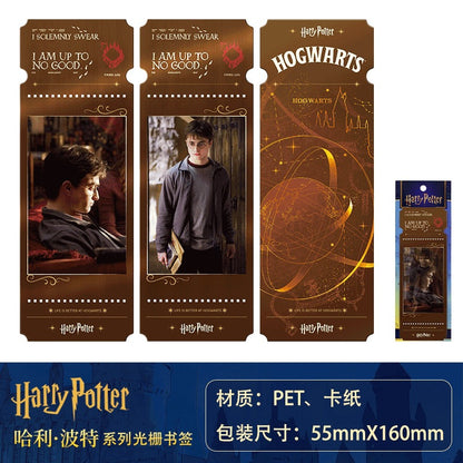 Two-Change Grating Bookmark 2026 New Real-Person 2-in-1 Ticket Stub