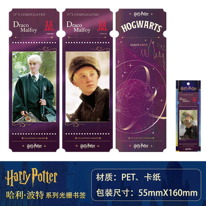 Two-Change Grating Bookmark 2026 New Real-Person 2-in-1 Ticket Stub